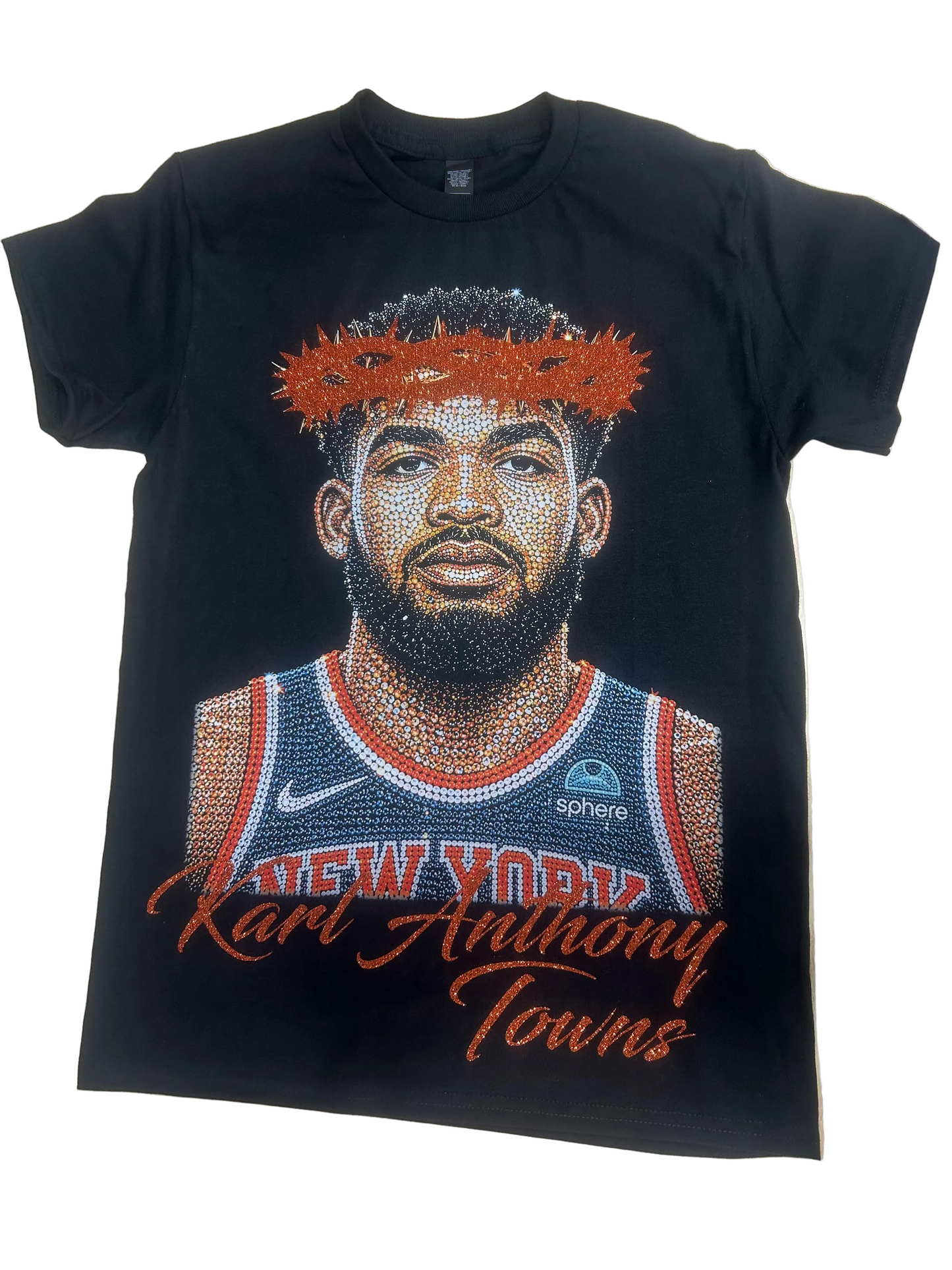 Karl Anthony Towns NYK Savior Shirt Black/Bronze