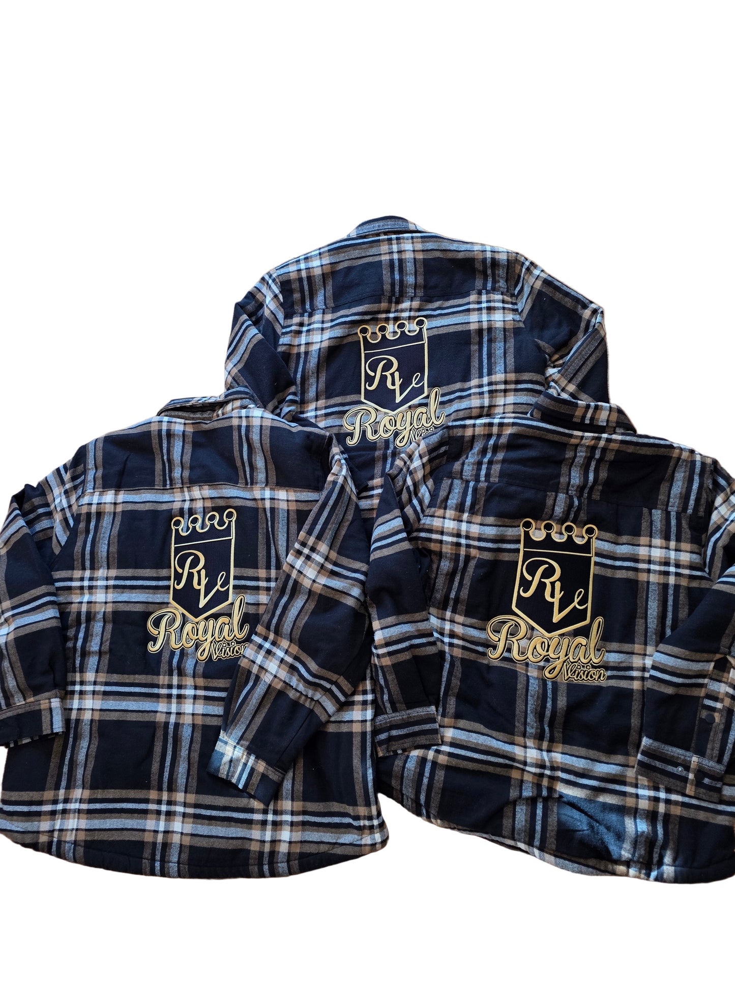 Rv Flannel Shirt/Jacket Cream/Black