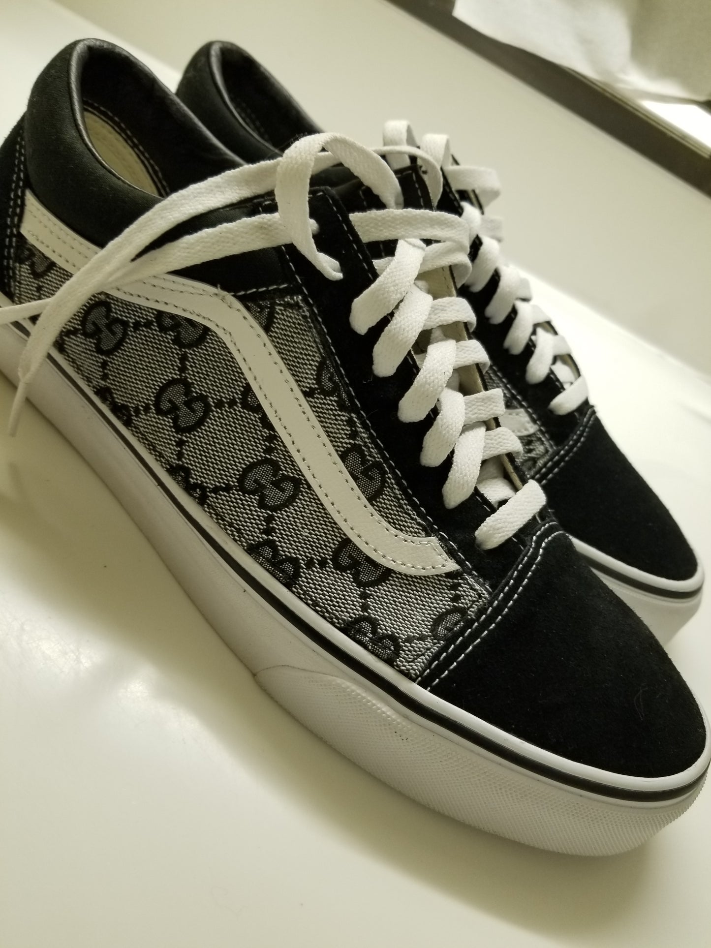 Custom GG-Print Low-Top Vans