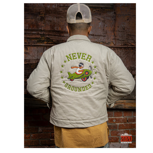 RV Airmen “Never Grounded” Jacket – Stone
