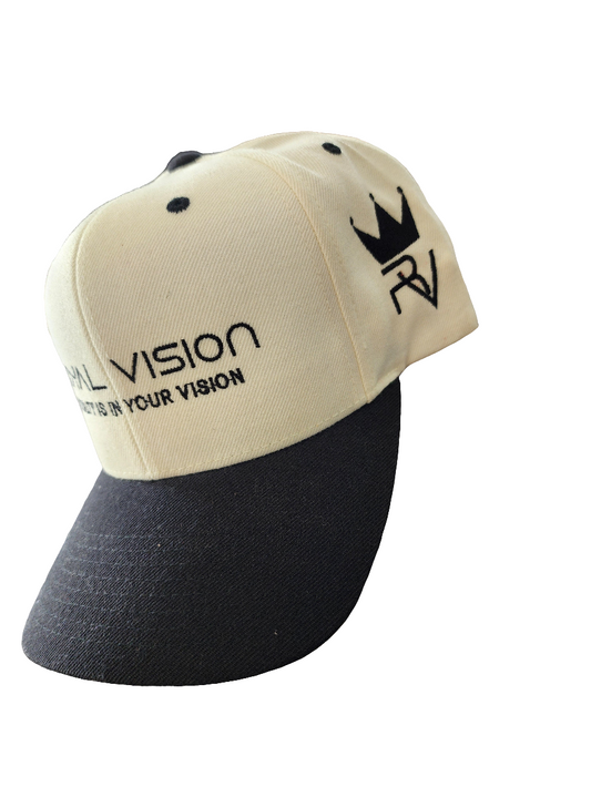 Royal vision Snapback (Black/Cream)