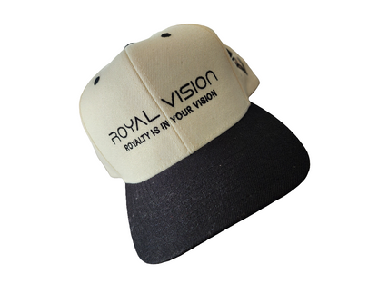 Royal vision Snapback (Black/Cream)