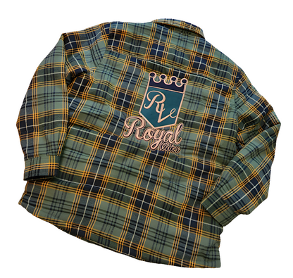 Rv Flannel Shirt Jacket Green/Navy