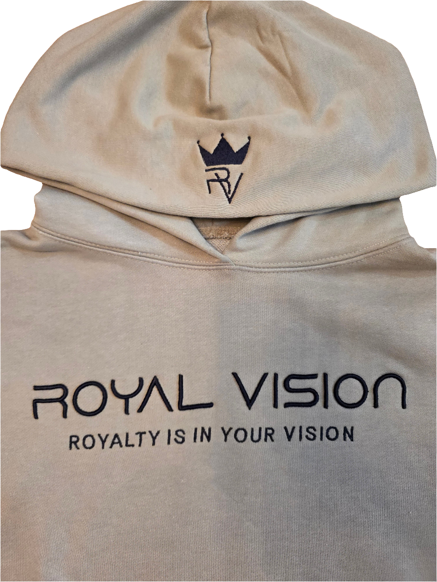 Rv 3D puff premium Hoodie Beige