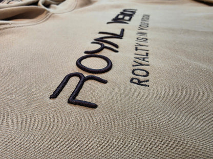 Rv 3D puff premium Hoodie Beige