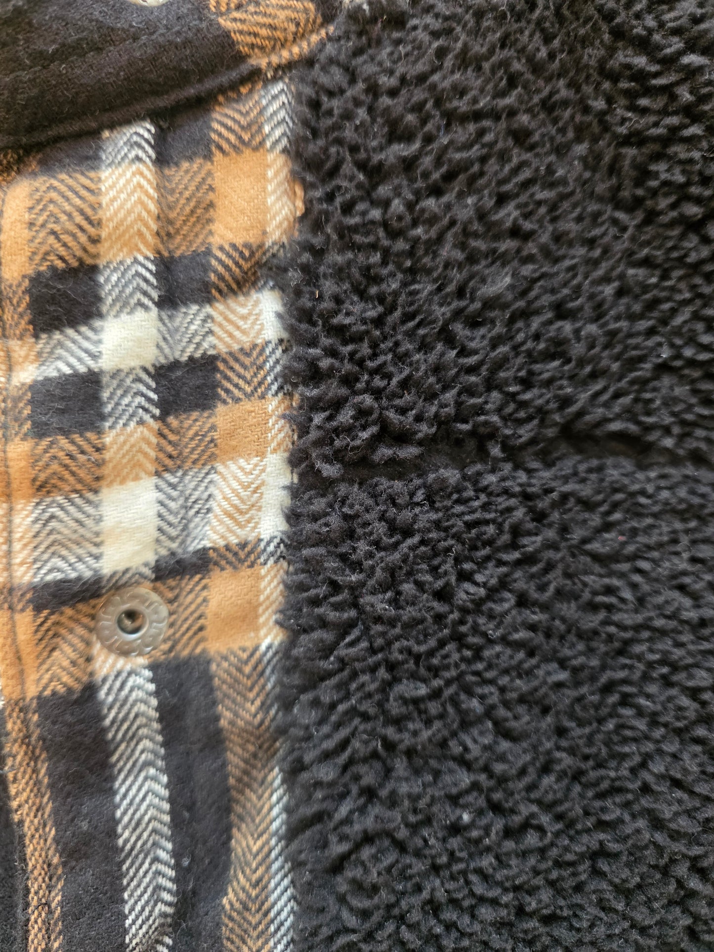 Rv Flannel Shirt/Jacket  Cream/Black