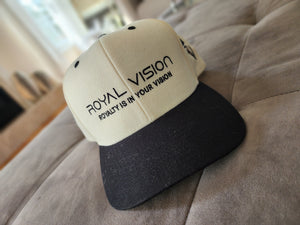 Royal vision Snapback (Black/Cream)