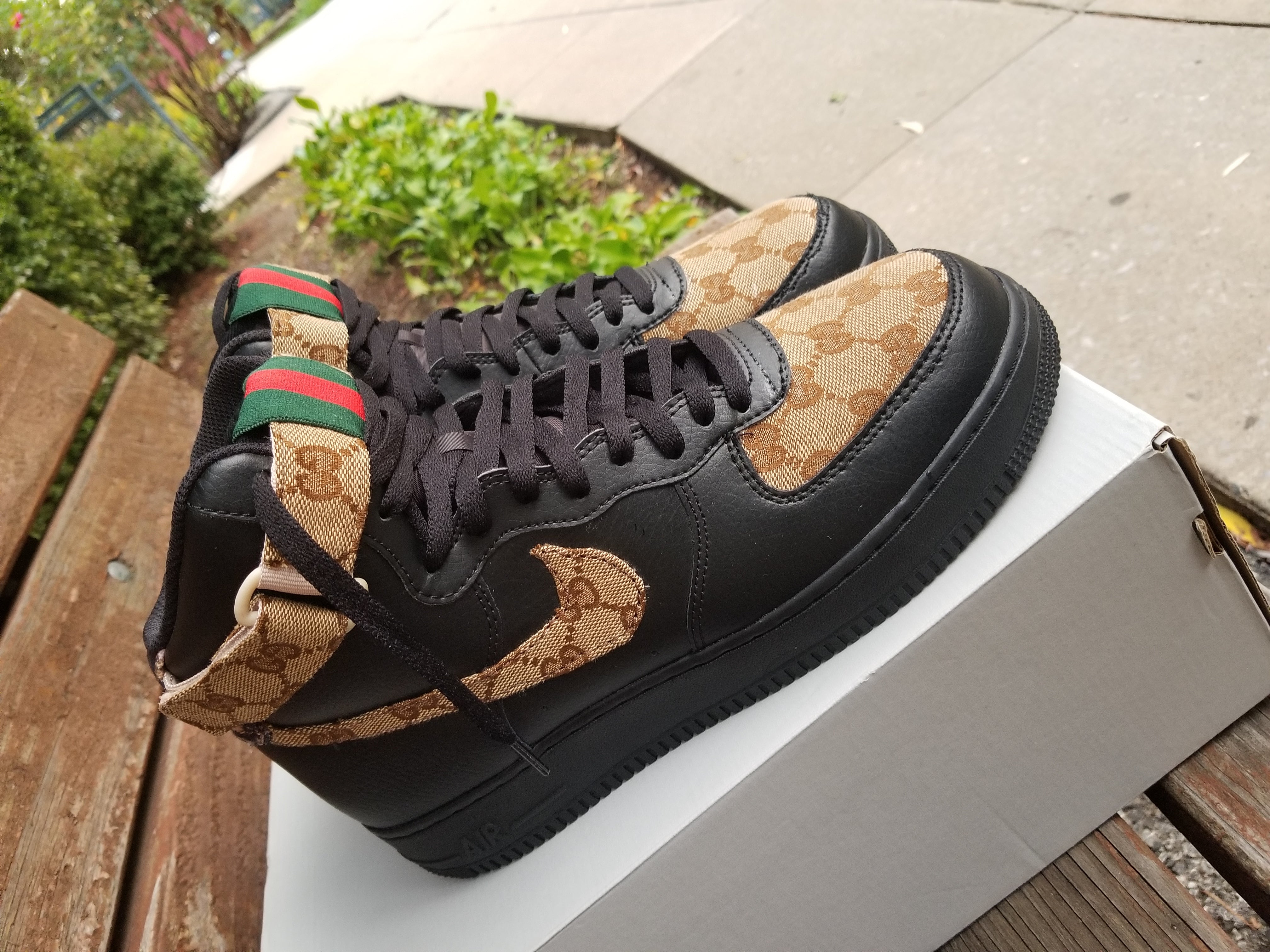 AF1 Black Gucci - Sneakers Custom - Customize your sneakers