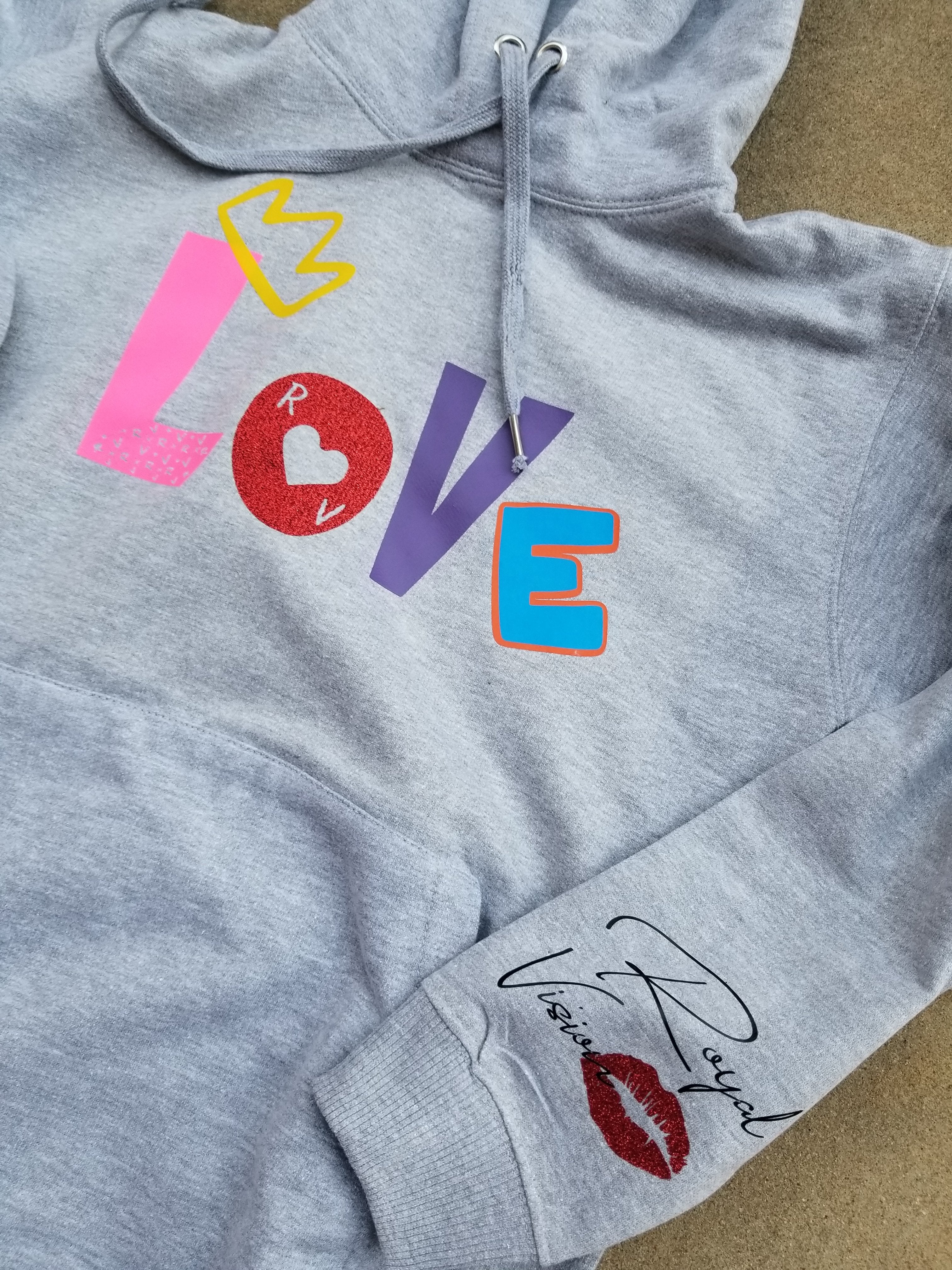 Unisex Love Pull over Hoodie