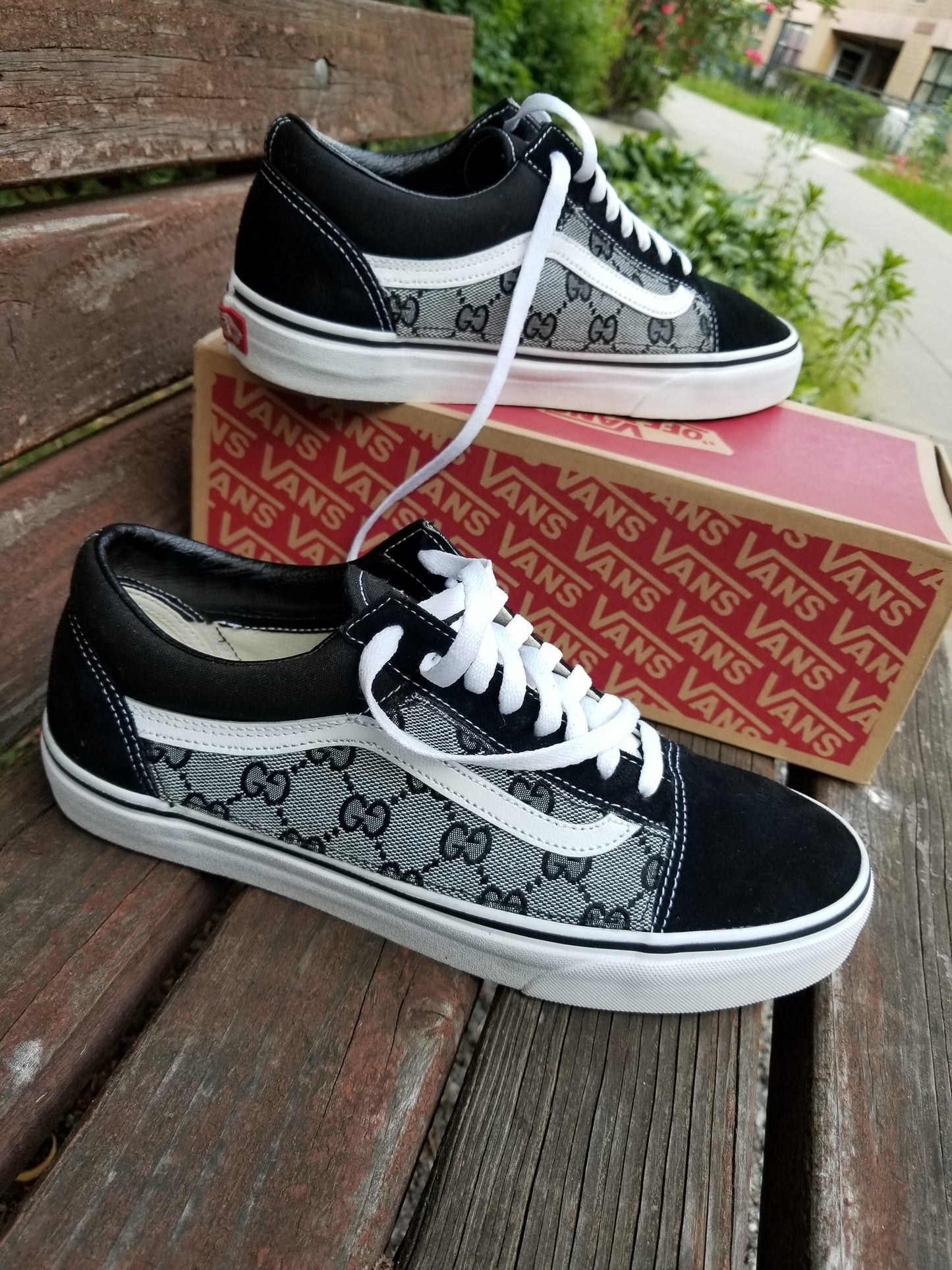 Custom GG-Print Low-Top Vans