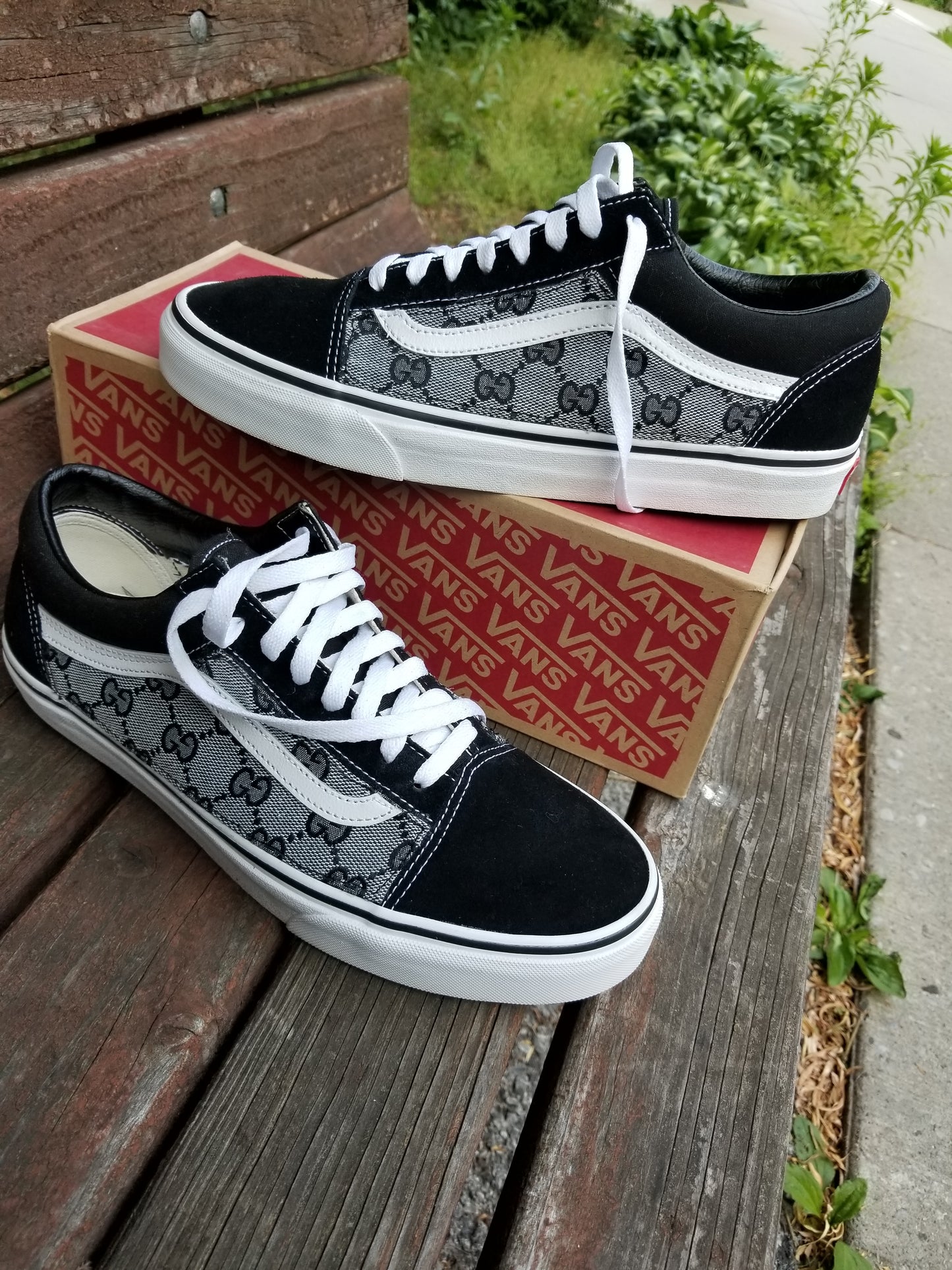 Custom GG-Print Low-Top Vans