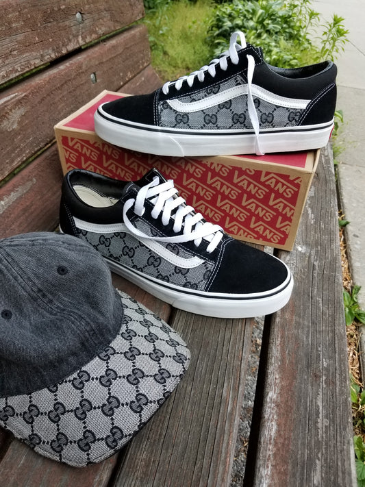 Custom GG-Print Low-Top Vans