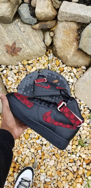 Custom GG Air force One (Red/black) 1 of 1 Size 10