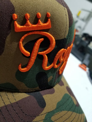 Royal Vision 3D puff camo Trucker Hat