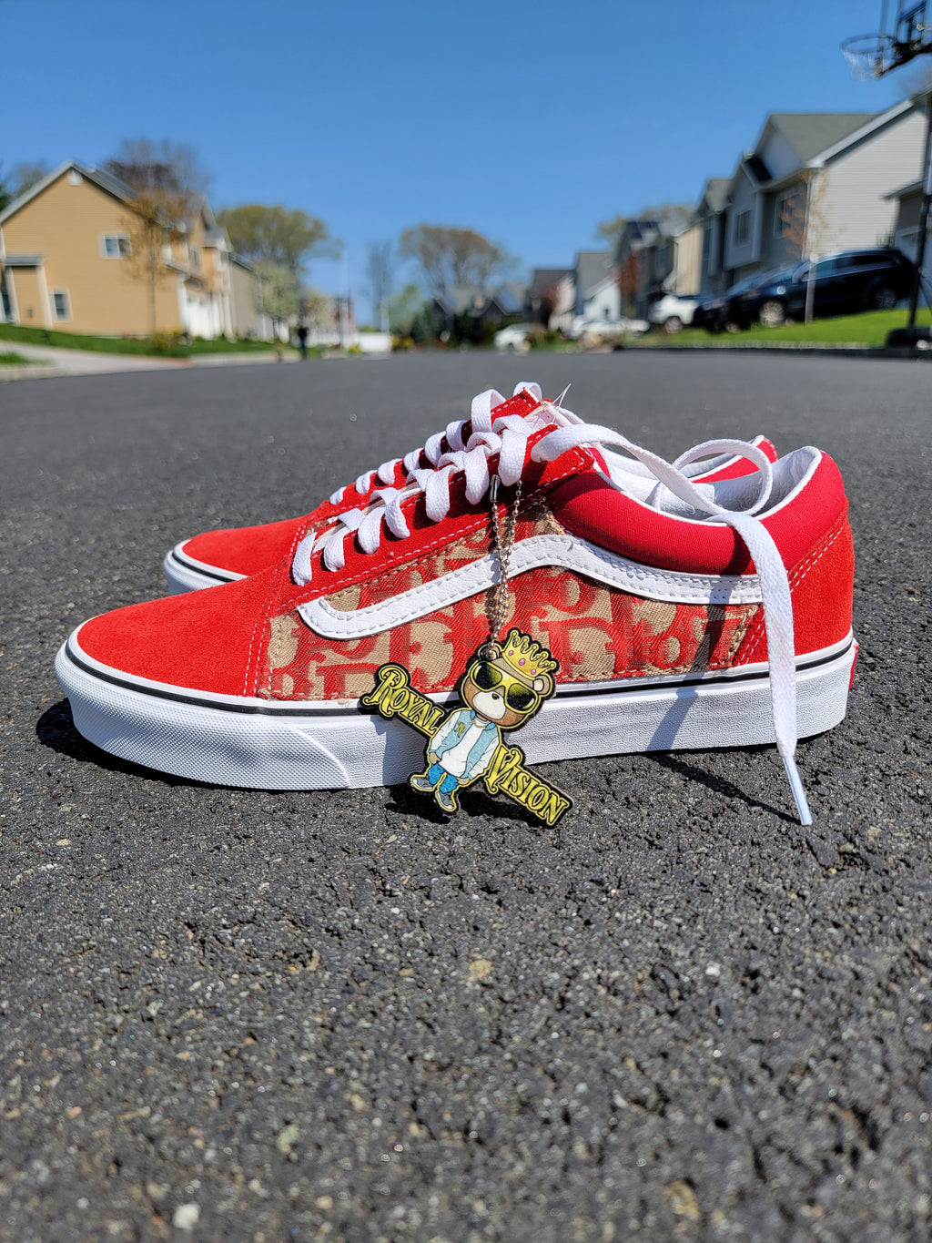 Red Designer Vans