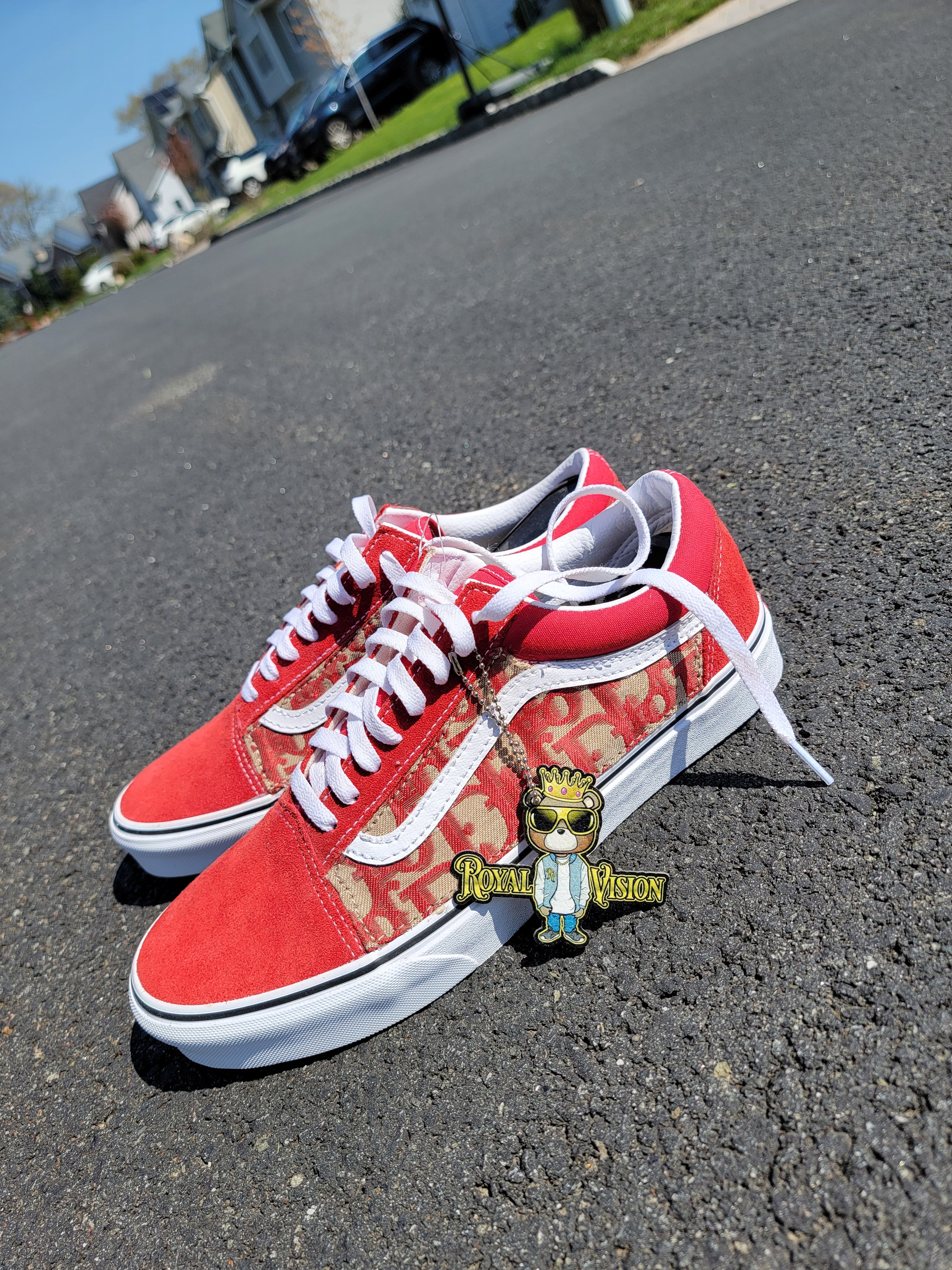 Red Designer Vans