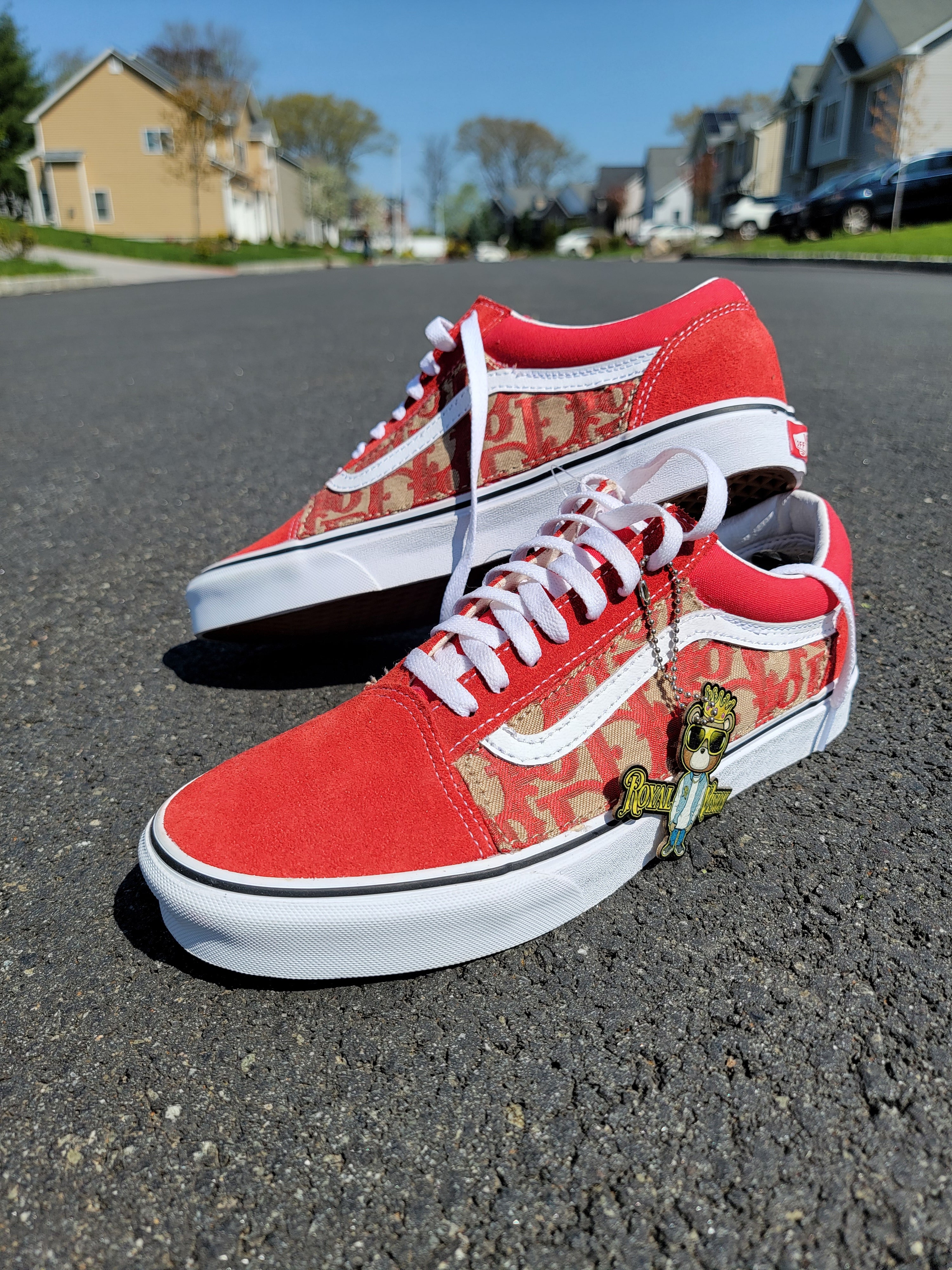 Red Designer Vans