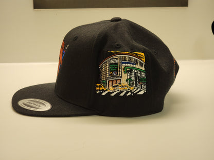 Black NYK Playoff Snapback