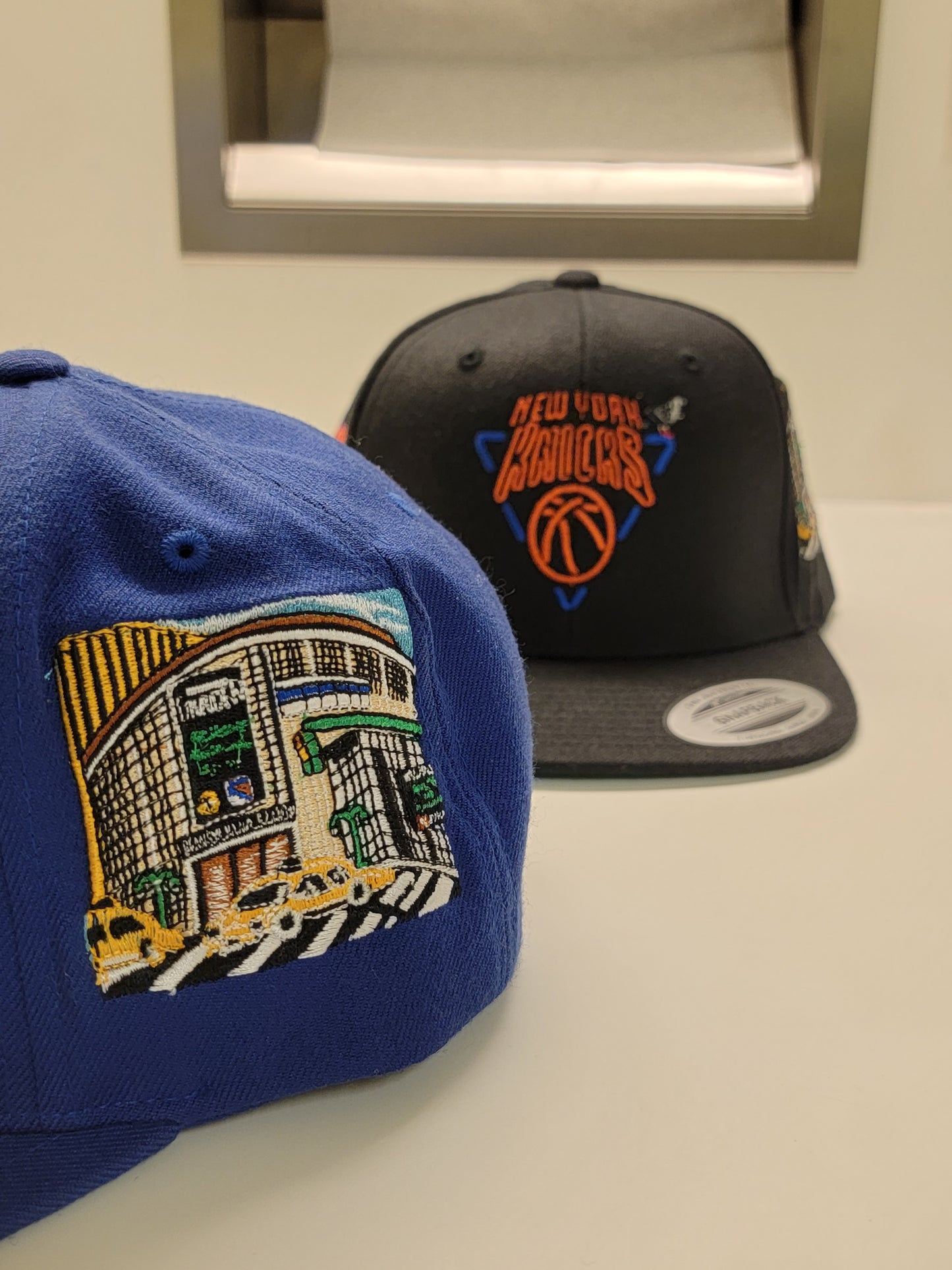 Black NYK Playoff Snapback
