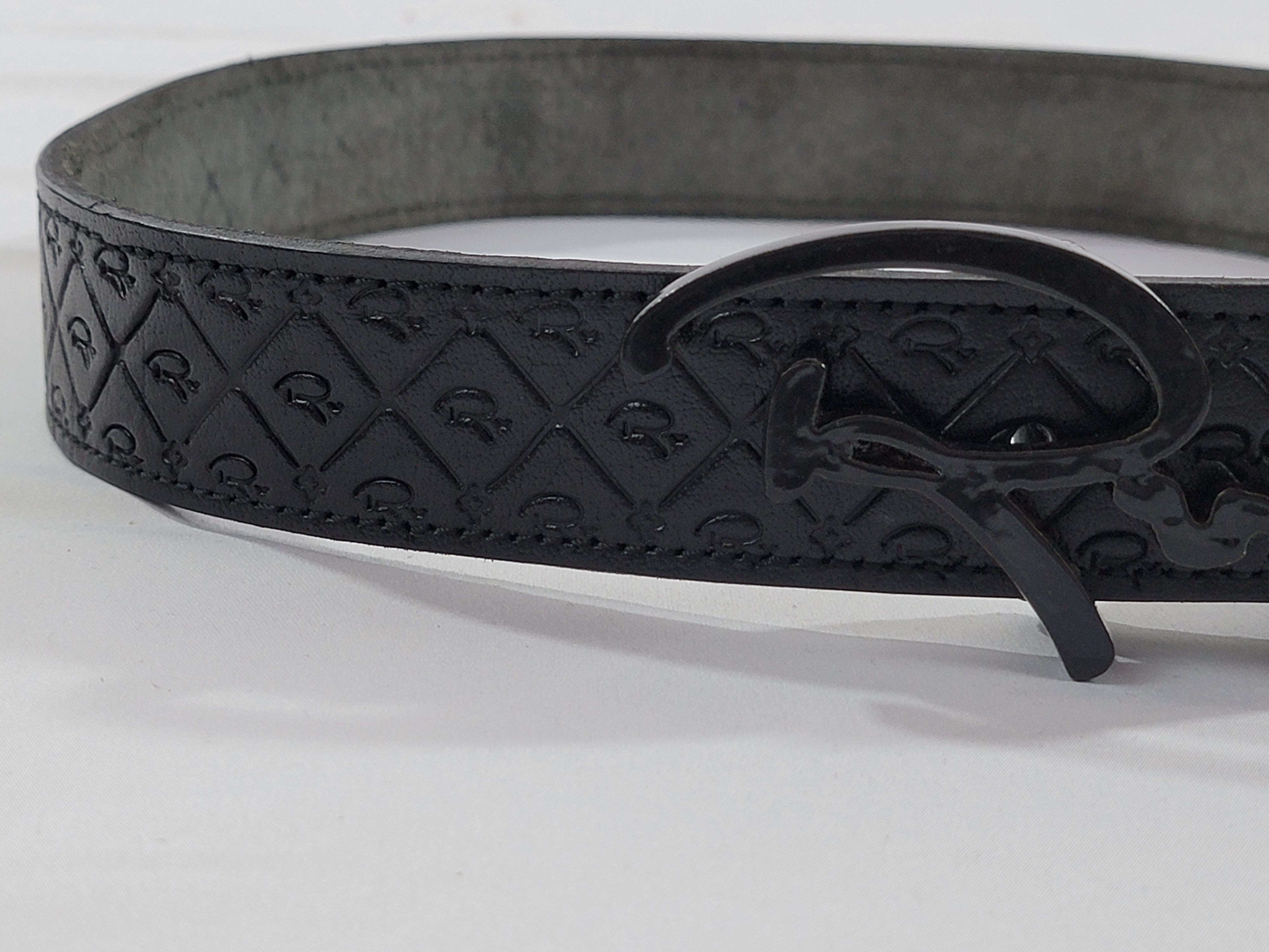 RV DeBossed leather  Belt