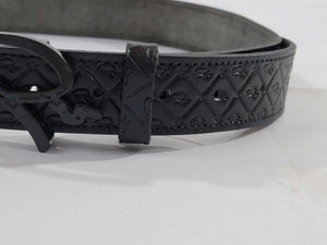 RV DeBossed leather  Belt