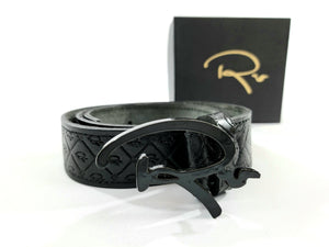 RV DeBossed leather  Belt