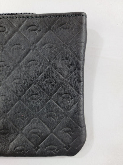 Black RV Leather Money Pouch