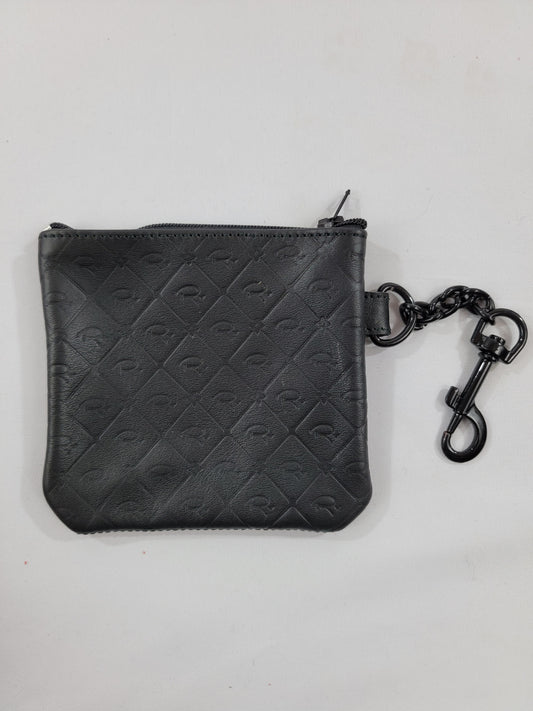 Black RV Leather Money Pouch