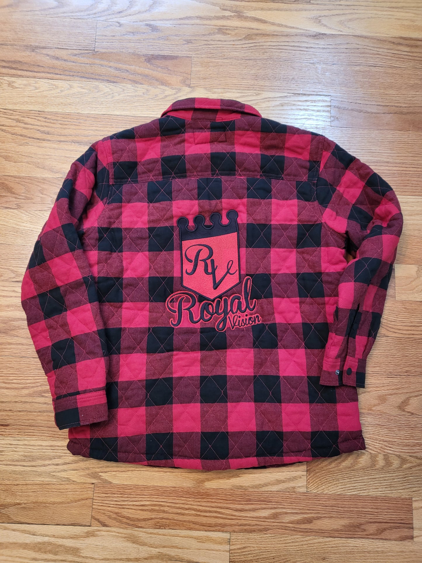 Rv Flannel Shirt Jacket Red/Black