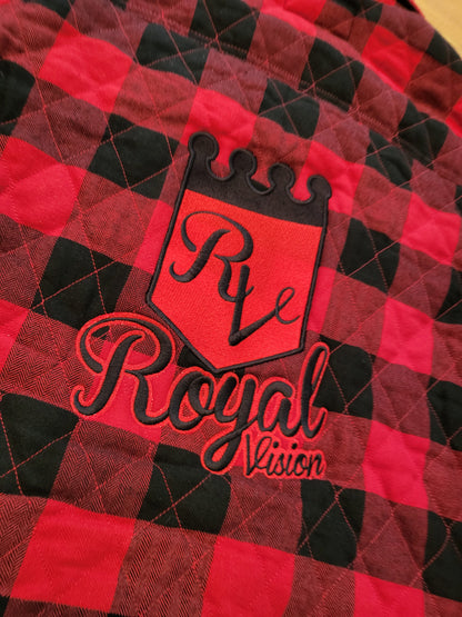 Rv Flannel Shirt Jacket Red/Black