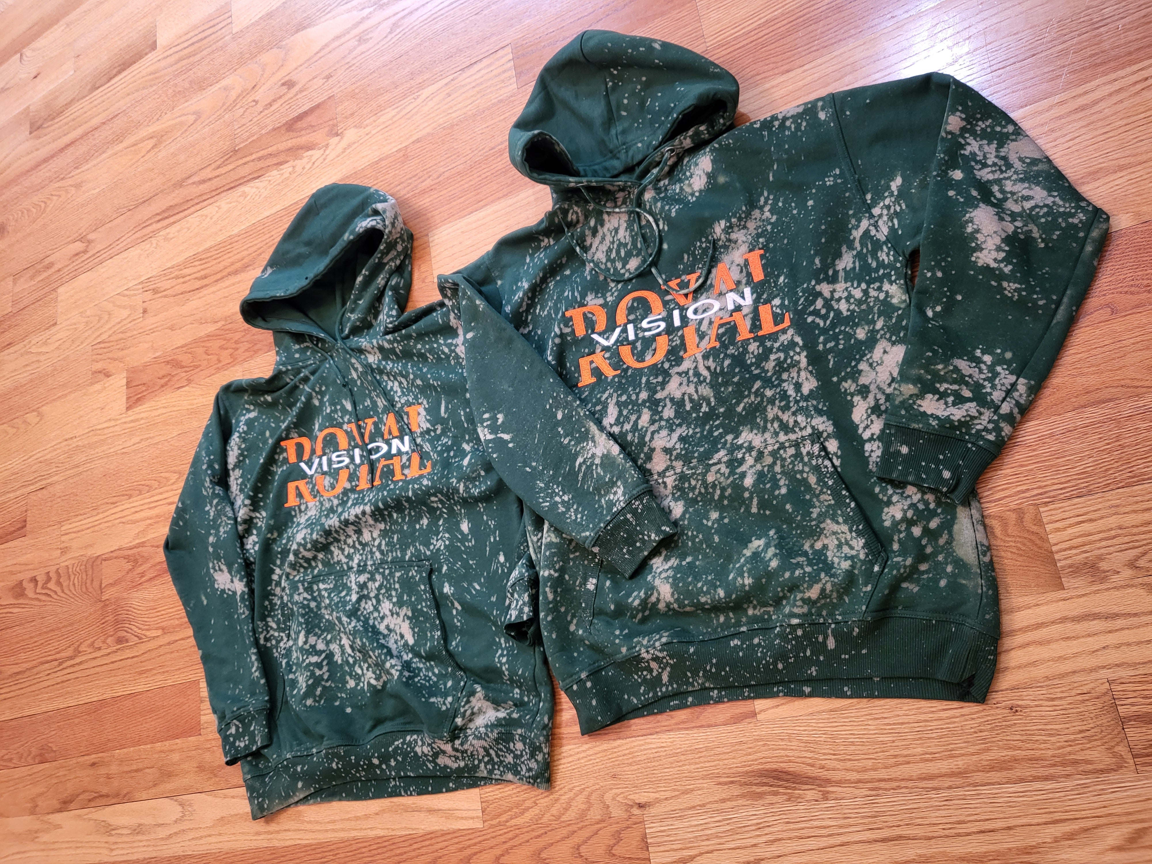 RV Rugged Hoodie (Orange/Green)