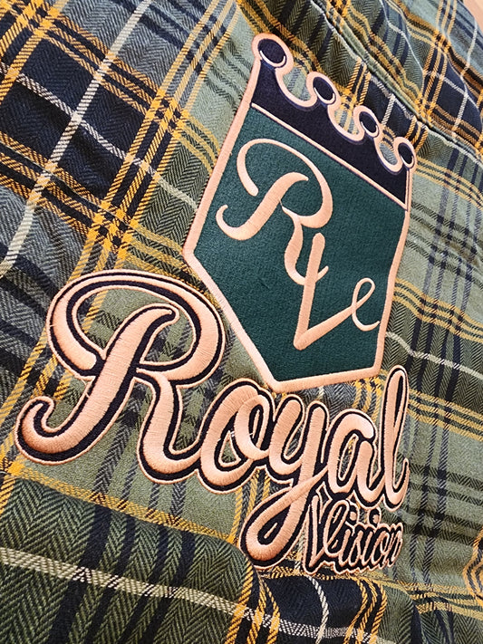 Rv Flannel Shirt Jacket Green/Navy