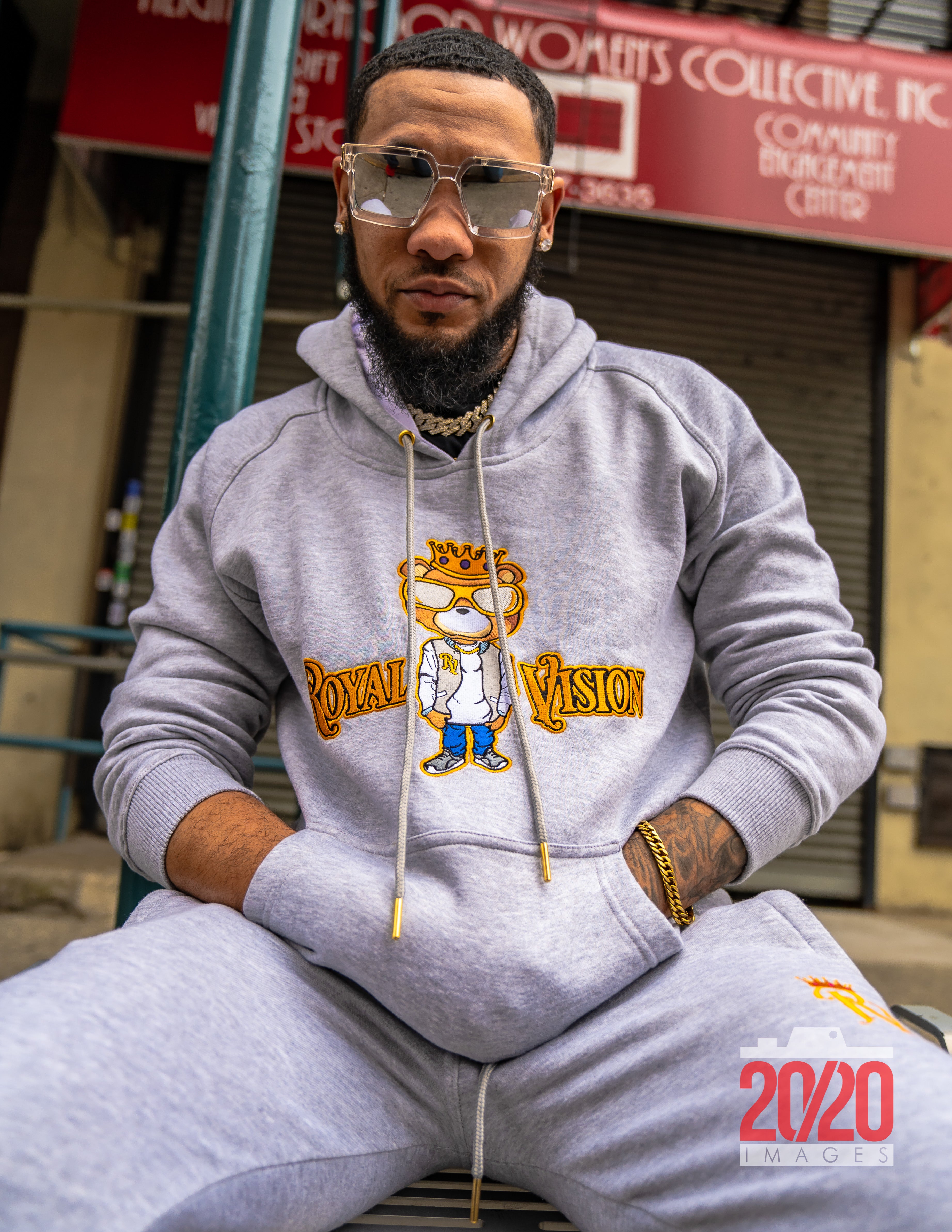 RV Staple Sweat Suit (Grey)